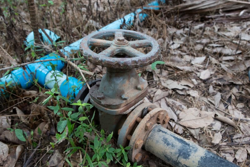 Why Your Missouri Home Needs a Sewer Line Inspection. The water valve on the pipe.