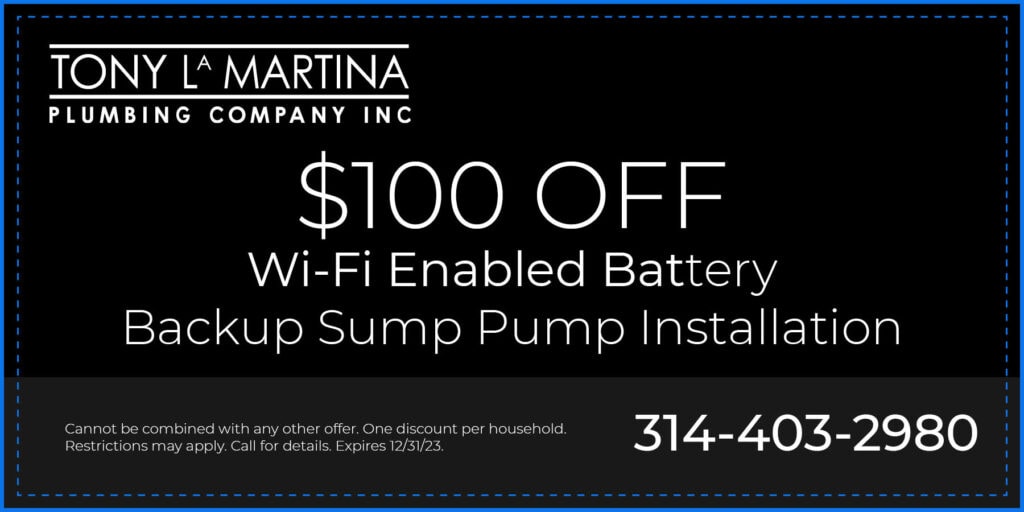 0 off wi-fi enabled battery backup sump pump installation. Expires 12/31/2023.