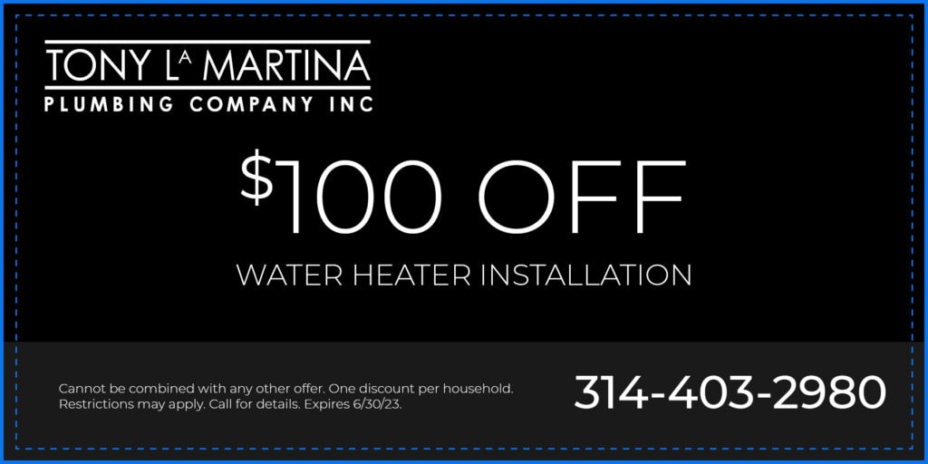0 OFF WATER HEATER INSTALLATION. Cannot be combined with any other offer. One discount per household. Restrictions may apply. Call for details. Expires 6/30/23.